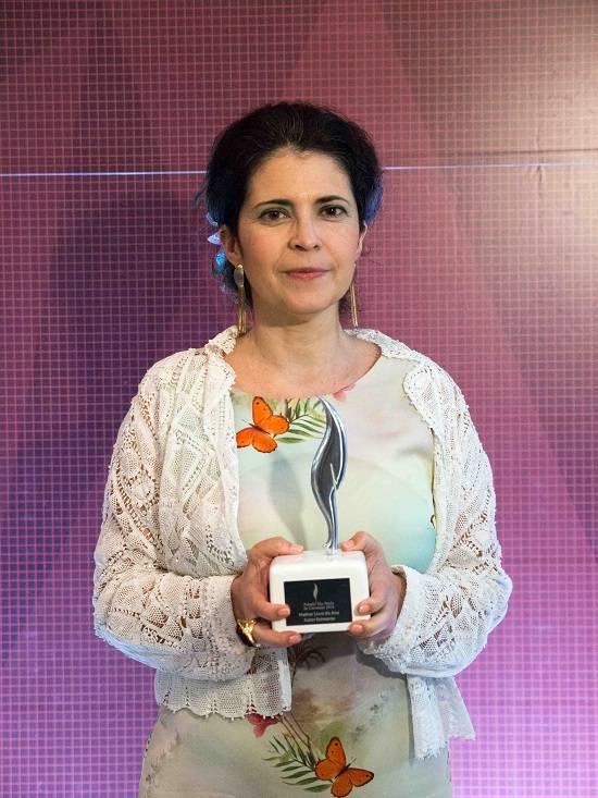 A escritora Micheliny Verunschk, vencedora do Prêmio São Paulo de Literatura na categoria Autor Estreante +40